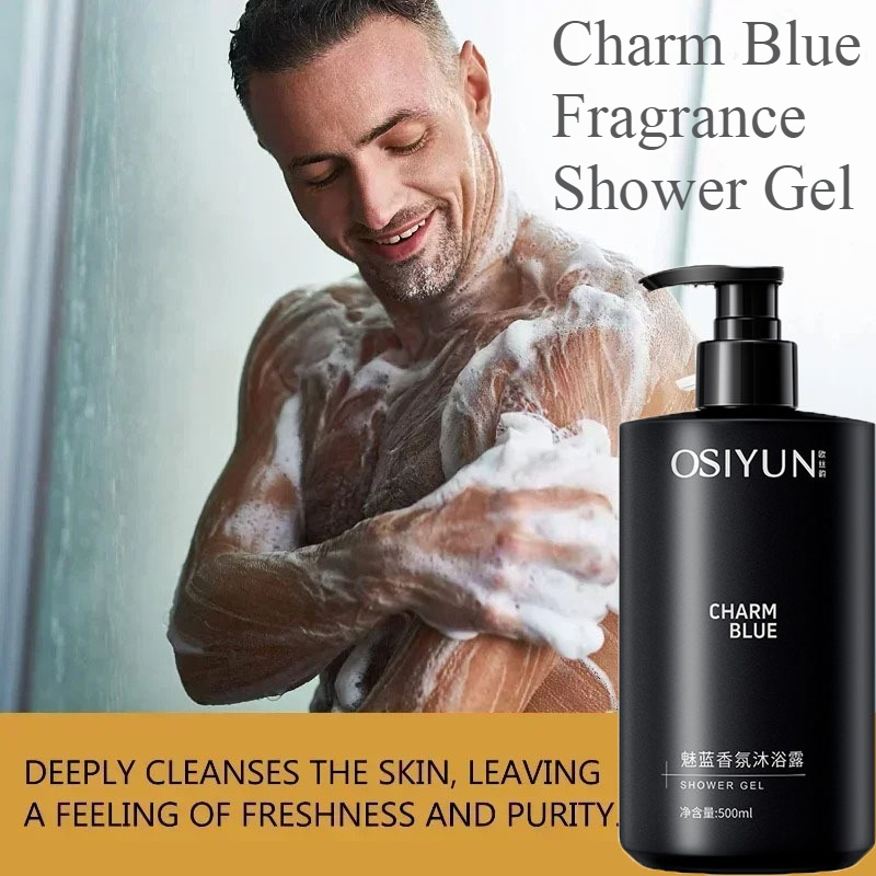 Perfume Fragrance Blue - 500ml Charm Blue Fragrance เจลอาบน้ํา Men's