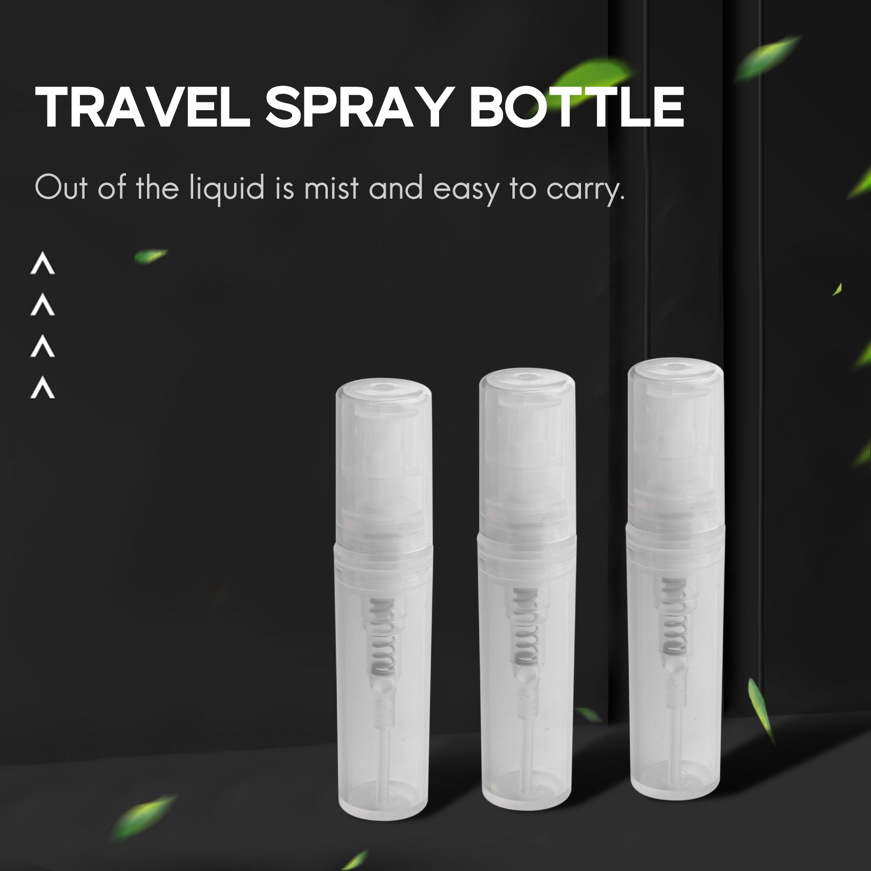 Perfume X - ใหม่ 50x2 ml ขวดพลาสติกใสน้ําหอม Atomizer ใหม่