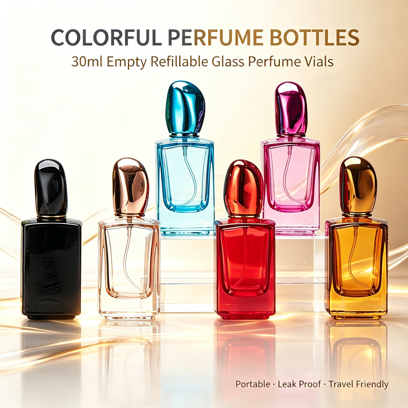 Perfume Fragrance Mist - ขวดสเปรย์น้ำหอมแก้วขนาด 30 มล. แบบเติมได้ ขวดสเปรย์ละอองละเอียด เหมาะสำหรับของเหลว