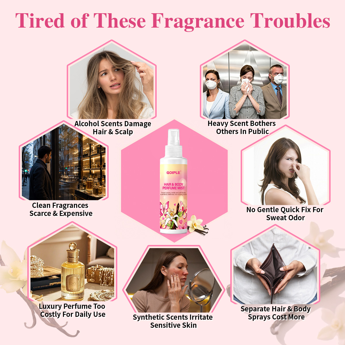 สเปรย์น้ำหอมสำหรับผมและผิวกาย  - Perfume Fragrance Mist บทวิจารณ์และราคา