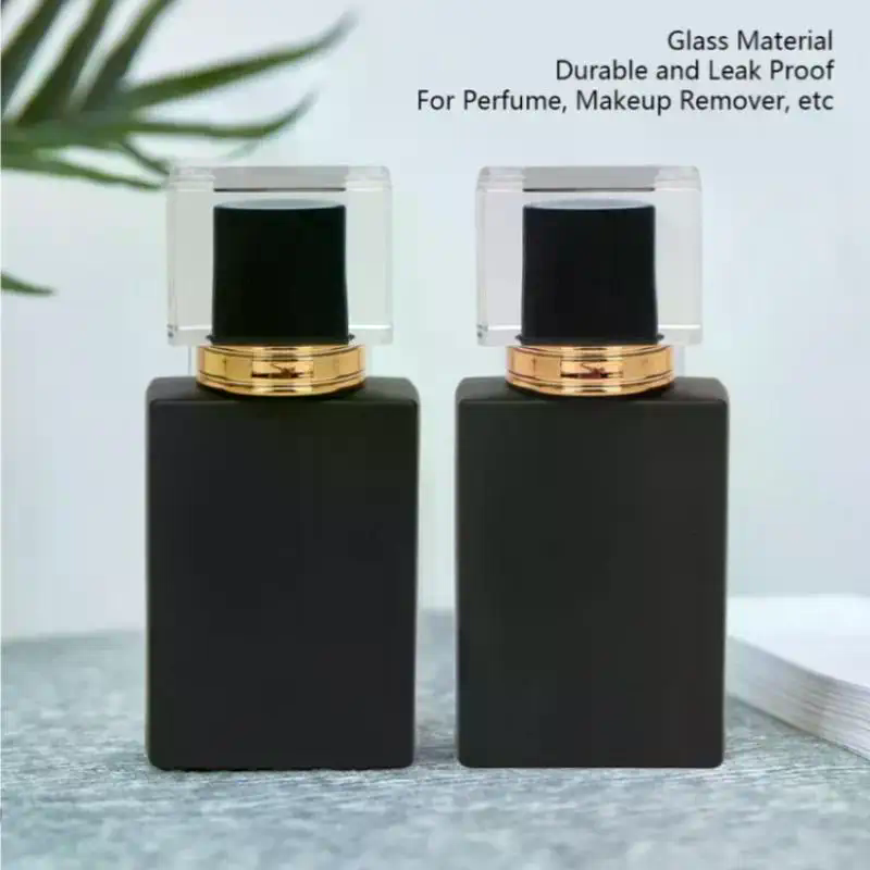 ขวดน้ำหอมแก้วสีดำเงา 30/50 มล. - Perfume Fragrance Mist บทวิจารณ์และราคา