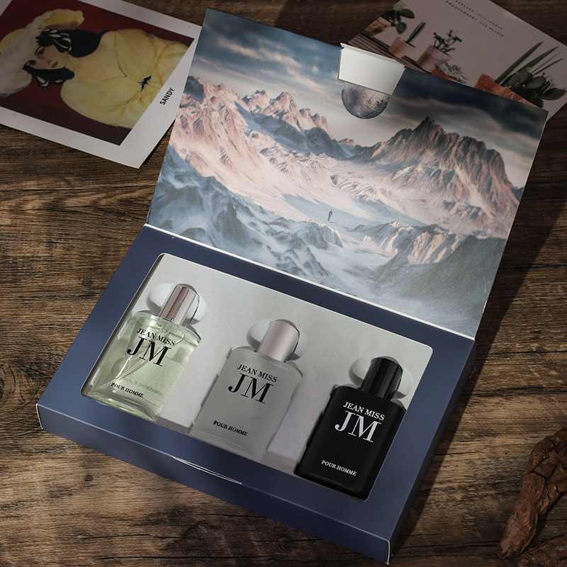 ชุดของขวัญน้ำหอมสำหรับผู้ชาย 3 - Perfume Fragrance Blue บทวิจารณ์และราคา