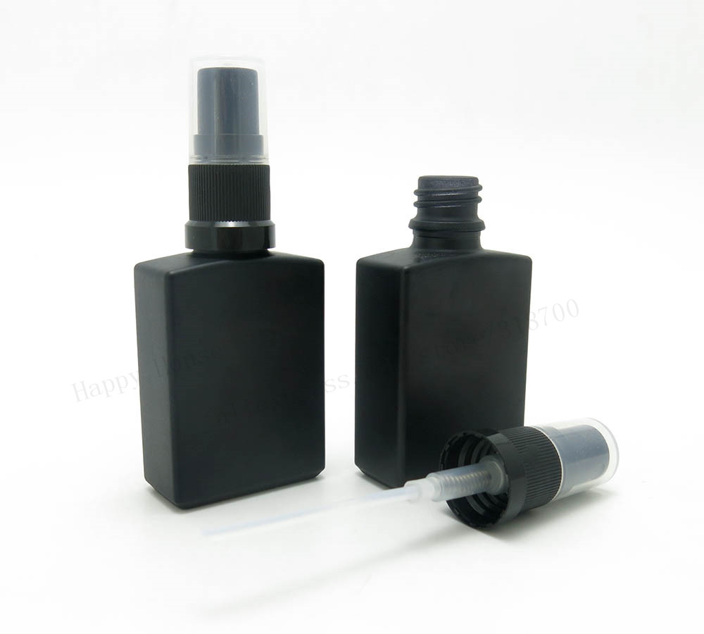 ขวดสเปรย์น้ำหอมแก้วสีดำสี่เหลี - Perfume X บทวิจารณ์และราคา
