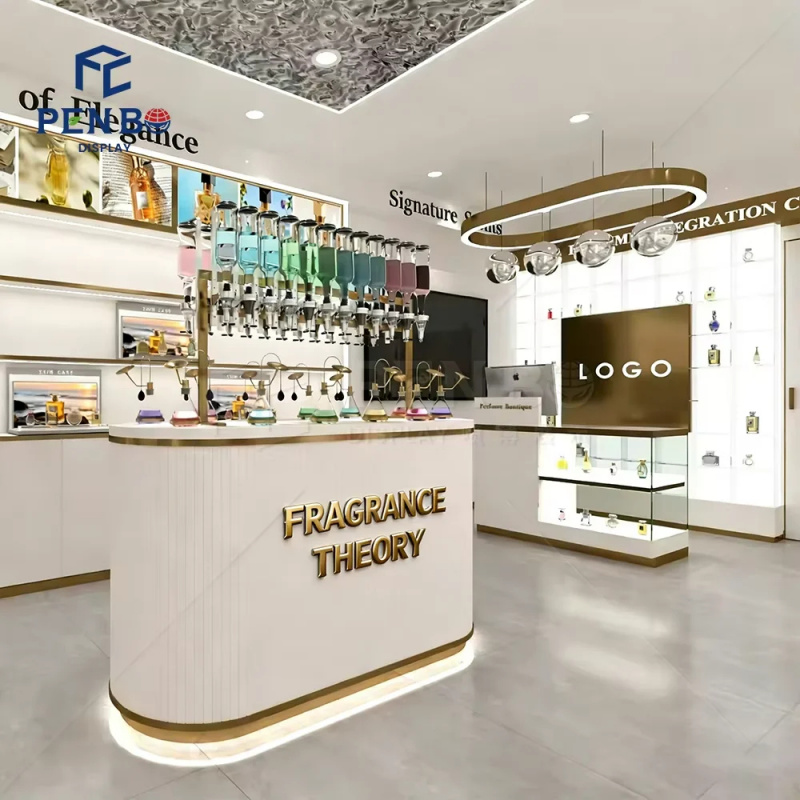 ตู้โชว์น้ำหอมแบบมีไฟส่องสว่างส - Perfume Fragrance Bar บทวิจารณ์และราคา