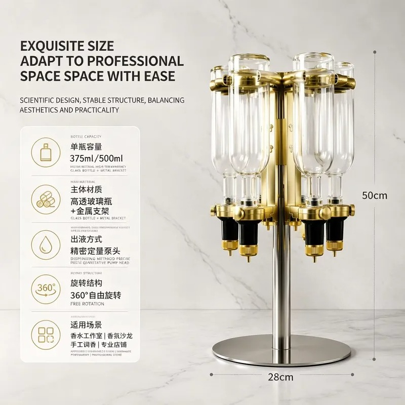 ชั้นวางโชว์น้ำหอมสีทองแบบใหม่ส - Perfume Fragrance Bar บทวิจารณ์และราคา