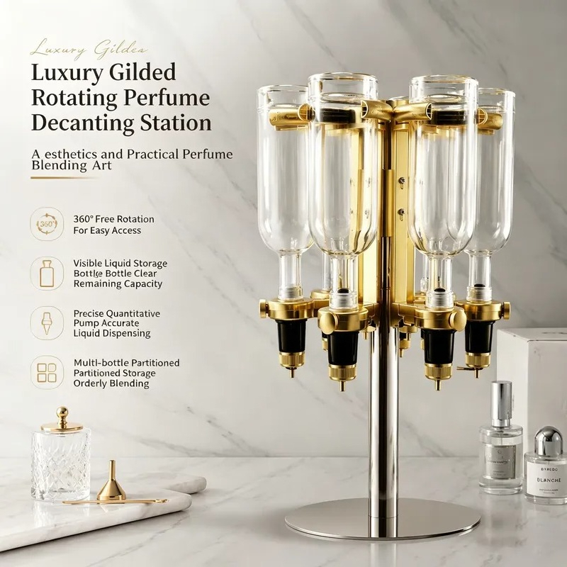 ชั้นวางโชว์น้ำหอมสีทองแบบใหม่ส - Perfume Fragrance Bar บทวิจารณ์และราคา