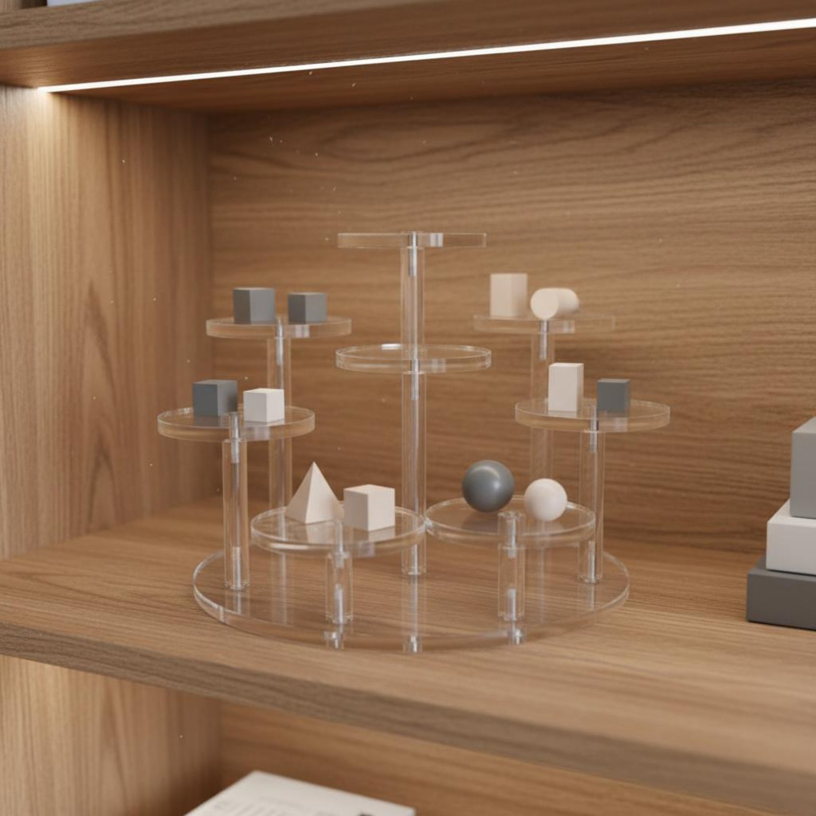 ชั้นวางโชว์หลายชั้น อะคริลิกใส - Perfume X บทวิจารณ์และราคา