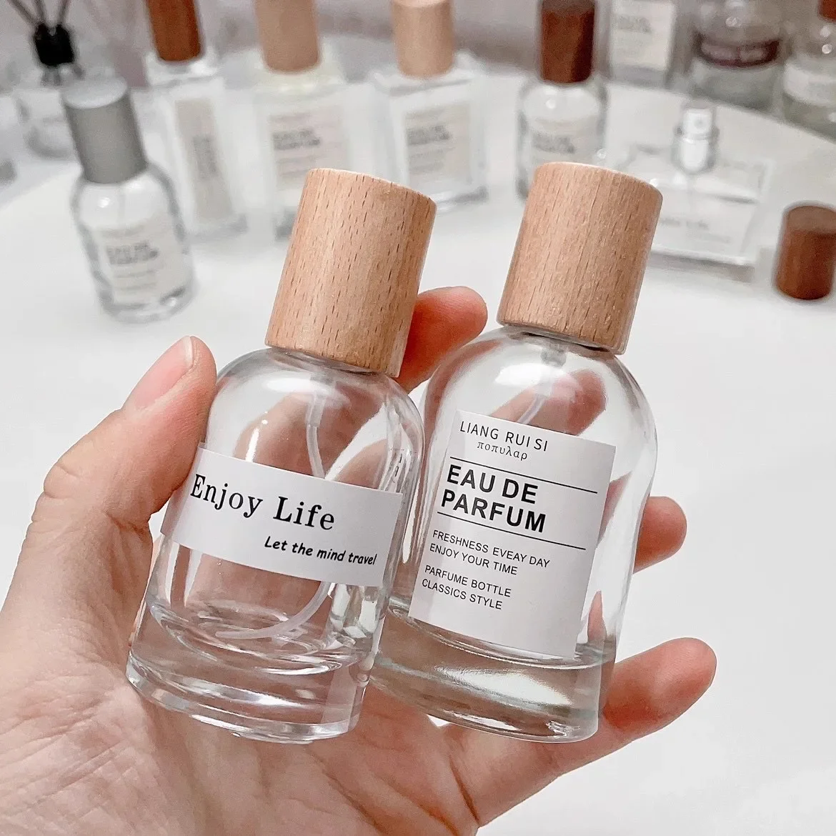 ขวดน้ำหอมแก้วขนาด 30/50 มล. ขว - Perfume Fragrance Mist บทวิจารณ์และราคา